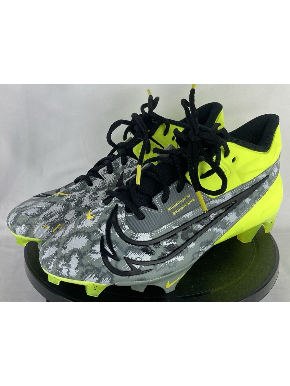 Men’s 9.5 Nike Vapor Edge Pro 360 Football Cleats Volt Grey Camo FB3347-703
